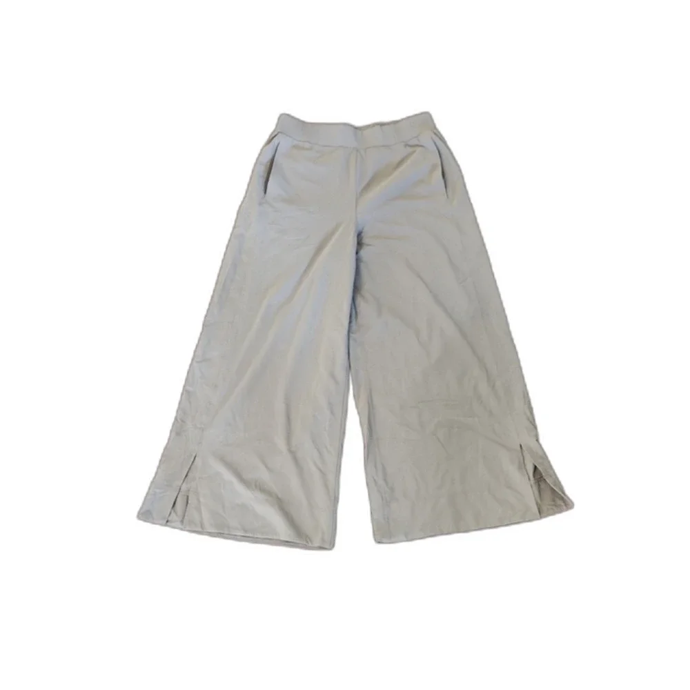 Lululemon Stretch Woven High-Rise Wide-Leg Cropped Pant, Taupetastic, Size M - Picture 5 of 10